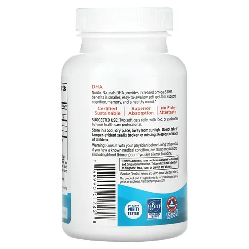 Омега-3 Nordic Naturals DHA 830 mg, 90 капсул - Клубника - фото 3