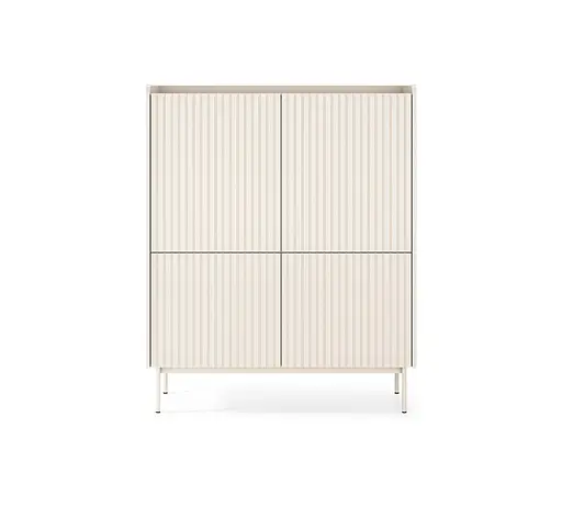 Комод високий Perfect Home Левел / Level 4-дверний 4D/103 Беж/дуб сканді (PFH-091157) - фото 4