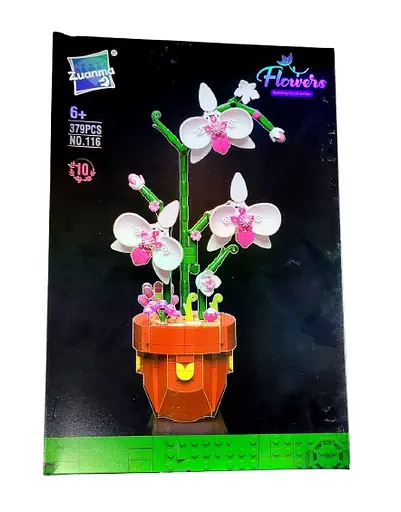 Конструктор цветы Flowers Zuanma NO116-10 детали 379 - фото 2