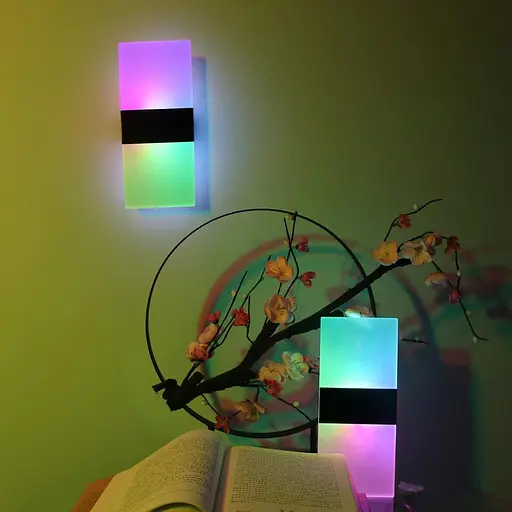 вітлодіодний настінний світильник VOMI RGB на батарейках - фото 7