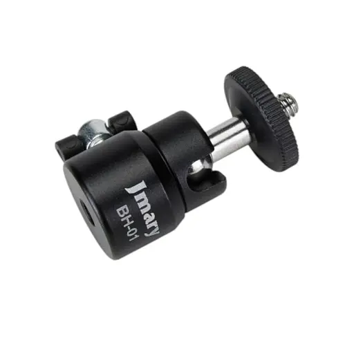 Шарнирный крепеж 360° Jmary BH-01 для штативов и стоек, металл резьба 1/4" - фото 2