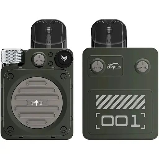 Электронная сигарета под-система Kumiho THOTH T Pod 1300mAh 2ml Kit Jungle Green (16470) - фото 2