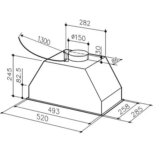 Витяжка вбудована Electrolux LFG9525S [142625] - фото 3