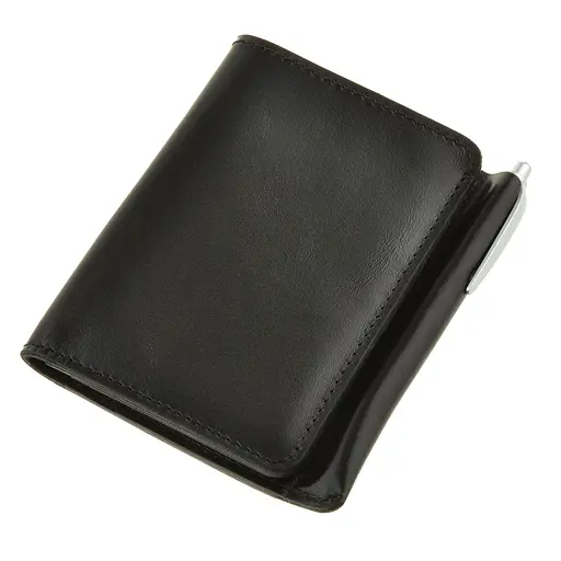 Шкіряне портмоне 2.0 вугільно-чорне - фото 4