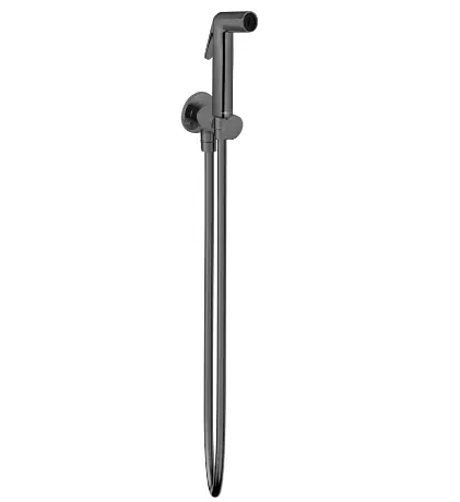 Гигиенический гарнитур скрытого монтажа Volle Cascada H55 пистолетный серый 1586.190105 - фото 1