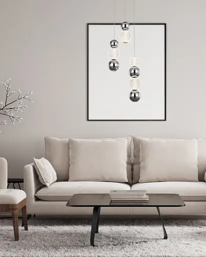 Подвесной светильник, люстра Italux PND-83728-21W-3K-CH Oter Led 4x21W 3000K 1300Lm IP20 - фото 2