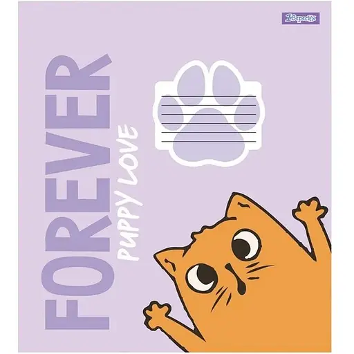 Зошит учнівський "Forever puppy love" 1 вересня 766550 12 аркушів (4823092277954)(SC) - фото 1