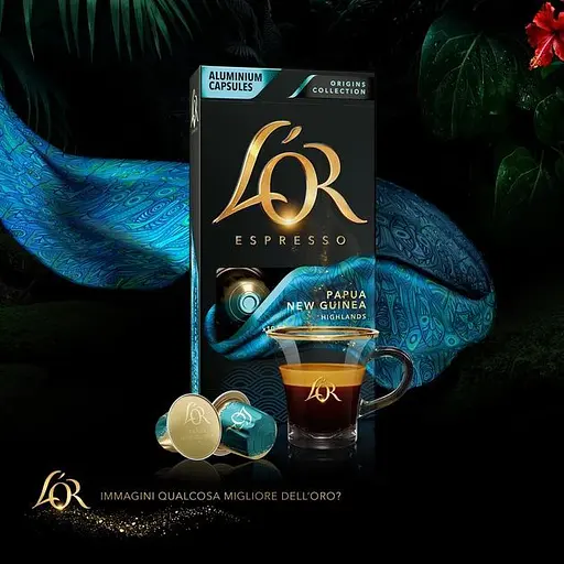Кофе молотый L'OR Espresso Papua New Guinea капсулы 260 г (5 шт. х 52 г) - фото 8