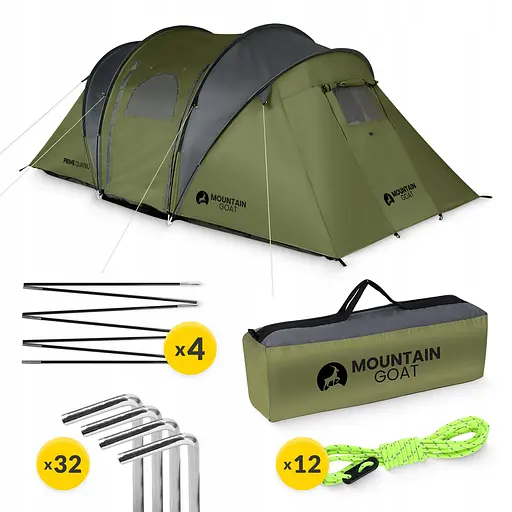 Намет туристичний Mountain Goat Prime Quatro 4-місний Olive (P-5905973406598) - фото 8