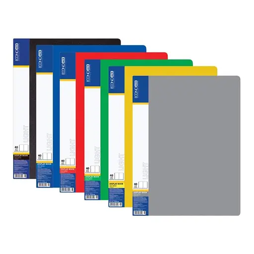 Папка з 40 файлами А4 E30604 Economix (4044572306043) Чорний - фото 2