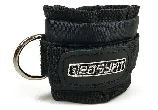 Манжета EasyFit черная для тяги на тренажере Бубновского (EF-LGSTR-03) - фото 1