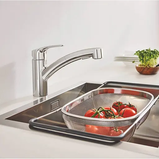 Смеситель для кухни с выдвижным изливом Grohe Eurosmart 30305001 Хром - фото 7