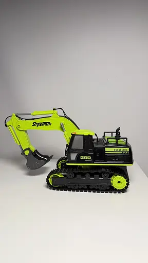 Екскаватор на радіокеруванні 393 L металопластик, гусеничний хід - фото 5