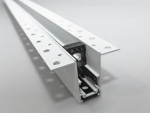 Рейлинг-шинопровод для магнитной трековой системы, для скрытой установки - фото 1