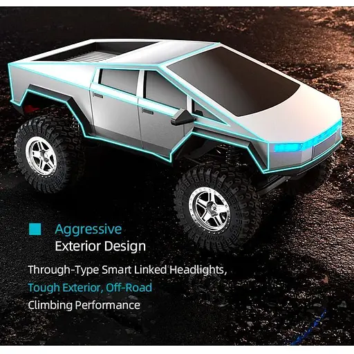 Машинка на радіокеруванні JJRC C8818 Tesla Cybertruck (142551) - фото 4