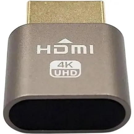 Эмулятор монитора, виртуальный дисплей, адаптер GRAND HDMI 4K, заглушка - фото 1