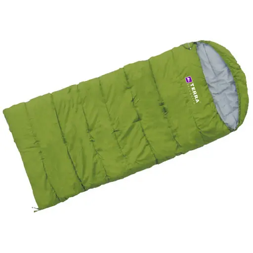Спальник Terra Incognita Asleep JR 300 R правый Темно-зелёный (TI-03583)