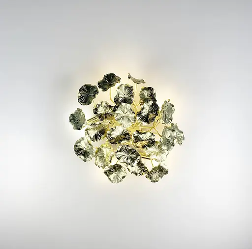 Флористична модель світильника з пелюстками у двох кольорах корпусу Line F Арт. WB5043 - фото 9