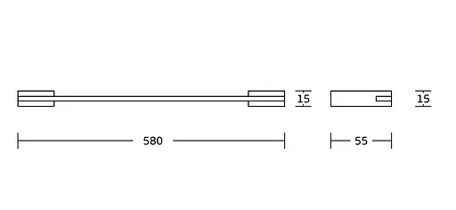 Тримач для рушника VBI Neptune black VBI-040507BL Чорний матовий - фото 2