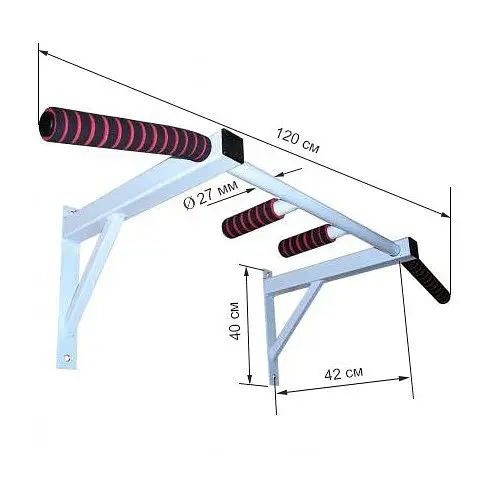 Турнік настінний Wide Pro 2 білий NE-TR-17W - фото 2
