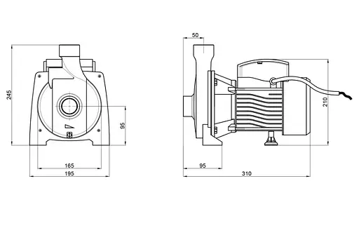 Насос поверхневий відцентровий Thermo Alliance CPm145/1 - фото 3