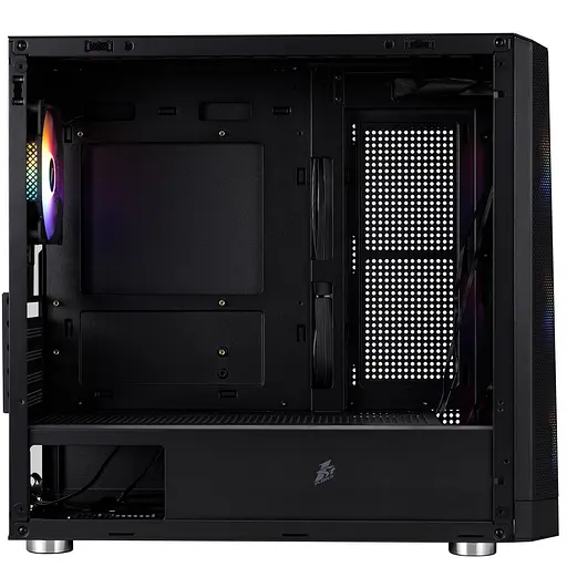 Корпус 1stPlayer FD5-M-BK-4F1 без блока питания, черный (FD5-M-BK-4F1) - фото 6
