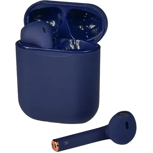 Беспроводные наушники V11 TWS синие