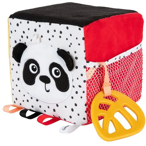 Мягкий контрастный сенсорный кубик Canpol babies BabiesBoo (68/098)