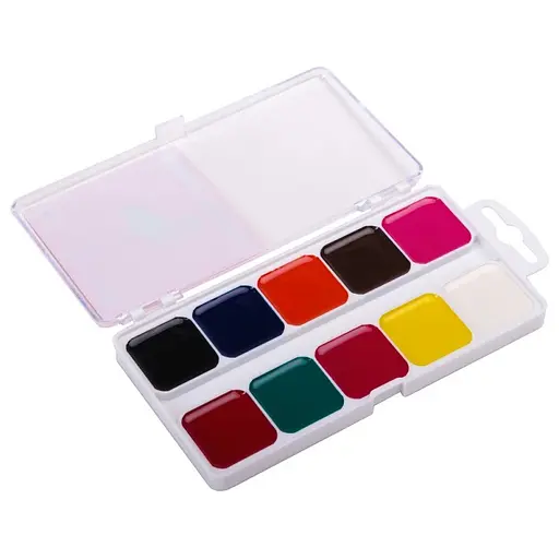 Акварельні фарби "Захоплення" ГАММА'UA 200104, 10 кольорів - фото 2