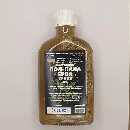 Настойка на траве пол-пала ерва шерстистая 200 мл - фото 1