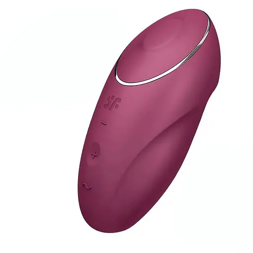 Вібратор для клітора Satisfyer Tap Climax 1 11 см бордовий