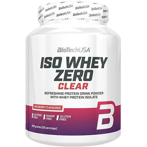 Протеин BiotechUSA Iso Whey Zero Clear Red berry 500 г