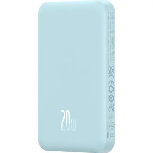 Внешний аккумулятор Baseus Magnetic Bracket Mini 5000mAh 20W Blue P10022107313-00 (117953) - фото 4