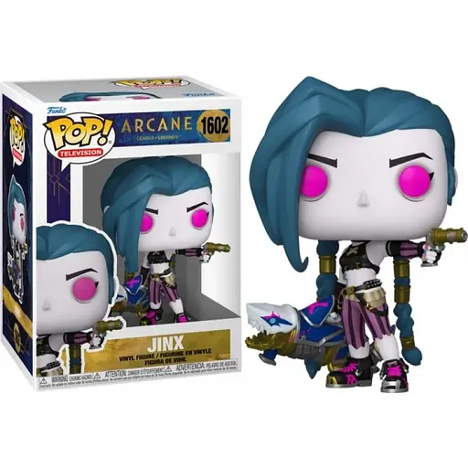 Фигурка Funko Pop Аркейн Джинкс Arcane Jinx 10 см FP A J 1602