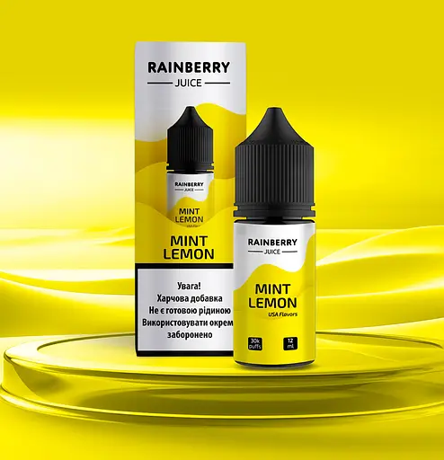 Набір компонентів для самозамісу сольової заправки Flavorlab Rainberry Juice 30 мл Mint Lemon М'ята Лимон, 0-50 мг (17682) - фото 2