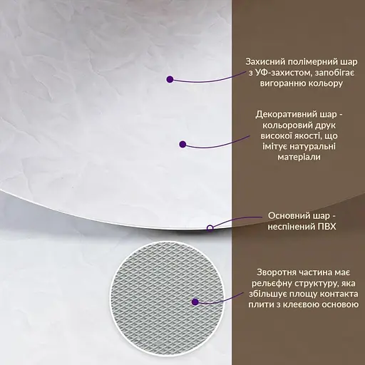 Декоративна ПВх плита 1.22 м x 2.44 м x 3 мм SW-00002596 - фото 3