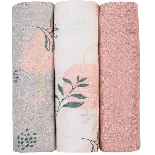 Пеленки Lionelo Bamboo Set Leaf (LO-BAMBOO SET LEAF) 3 шт. - фото 1