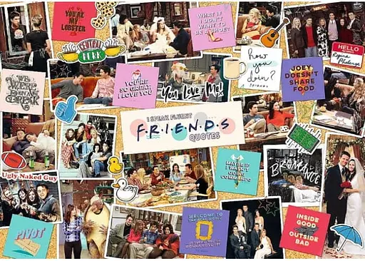 Пазл Trefl Лучшие моменты Друзья коллаж 1000 эл. (10716) - фото 2