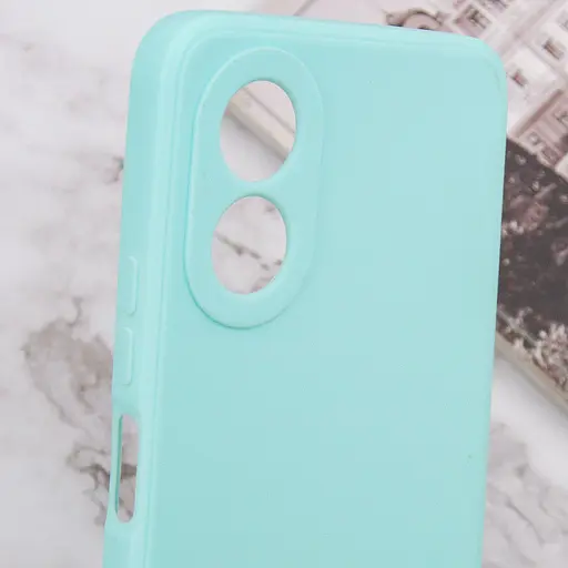 Силіконовий чохол Candy Full Camera для Oppo A58 4G Бірюзовий / Turquoise - фото 5