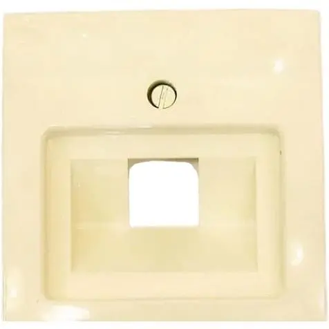 Крышка компьютерной розетки Brille с наклонным выходом 1803-94-507