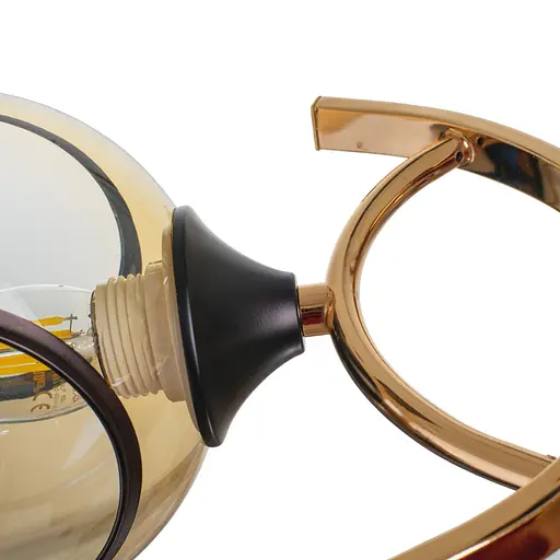 Люстра Brille в спальню E27 60W BK (LK-700S/3) - фото 7