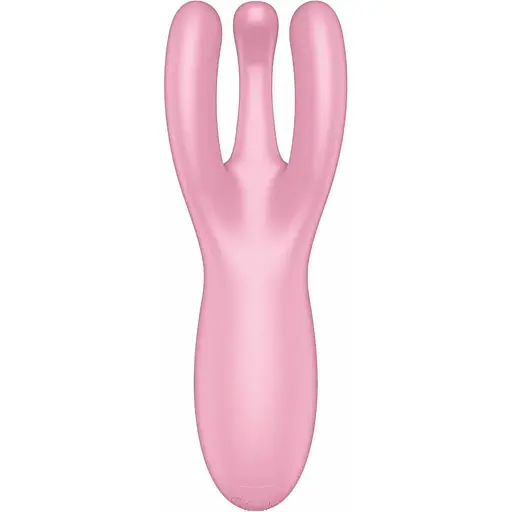 Вібратор для клітора Satisfyer Threesome 4 14 см рожевий