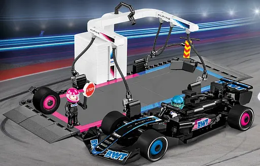 Конструктор COBI BWT Alpine F1 Team Pit Stop 1:26 477 деталей 1685 - фото 7