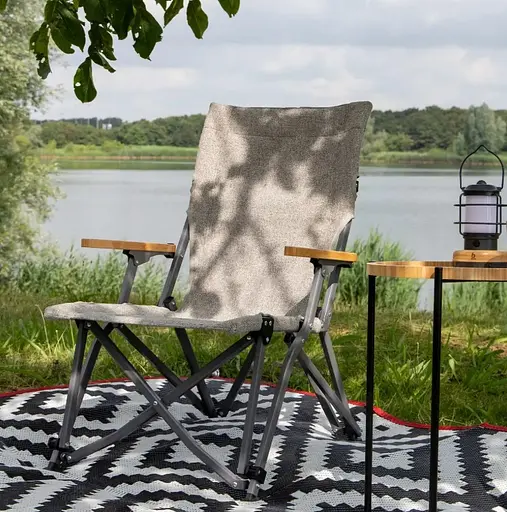 Крісло розкладне Bo-Camp Chelsea Grey (1204810) (DAS303258) - фото 10