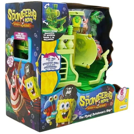 Игровой набор Spone Bob Губка Боб в кино в поисках квадратных штанов Летучий Голландец (FR73110) - фото 3