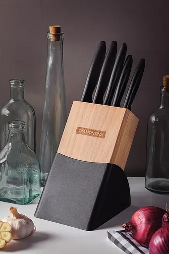 Набор ножей TRAMONTINA Plenus black, 6 предметов (6820221) - фото 3