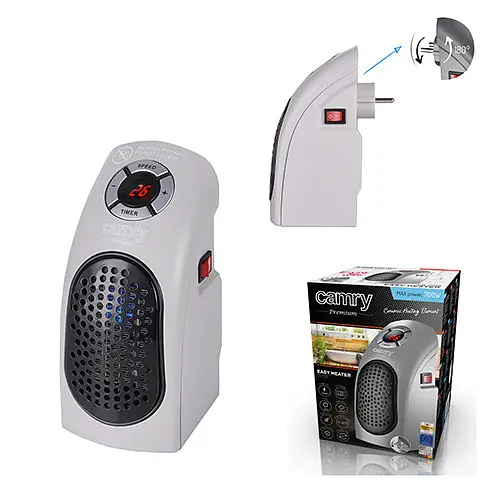 Тепловентилятор обогреватель Camry CR 7715 - фото 4