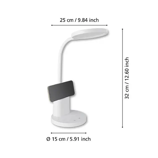 Настільна лампа на акумуляторі REHAMNA - фото 2