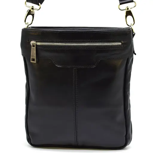 Кожаная мужская сумка через плечо TARWA 23х27х2,5 см nsa0001273 - фото 4