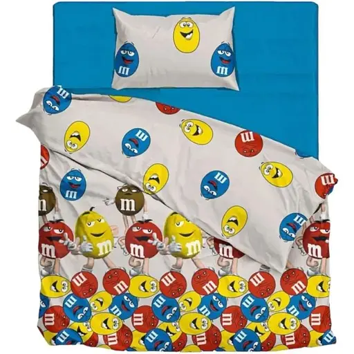 Комплект дитячої постільної білизни OldBro friends M&M, односпальне 105x140 см, бязь Arabeska - фото 1